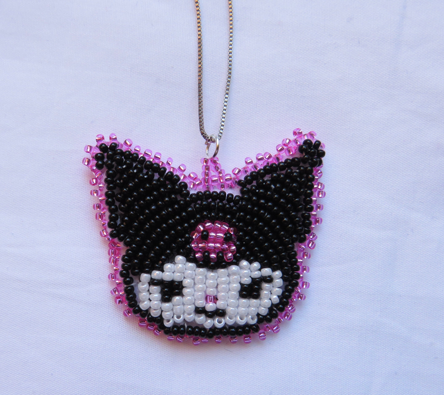 Kuromi Beaded Necklace